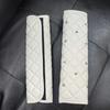2pcs Soft Leather Universal Car Safety Seat Belt Cover Diamond Crystal Auto Shoulder Pad Styling Car Interior Accessories