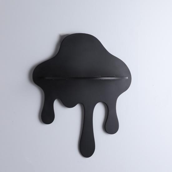 Cloud Floating Shelf Wall Mounted Shelf Decorative Small Cloud Floating Shelf for Potted Plants Figurines