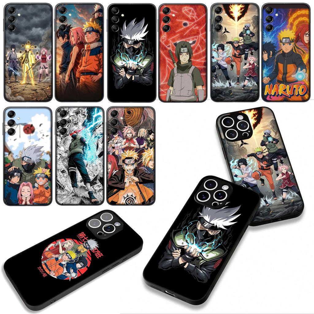 Cover for Apple iPhone 16 15 14 Plus 13 12 Mini 17 Pro Max + ProMax 16E Air Phone Case Narutos Kakashi Haruno Sakura Sasuke