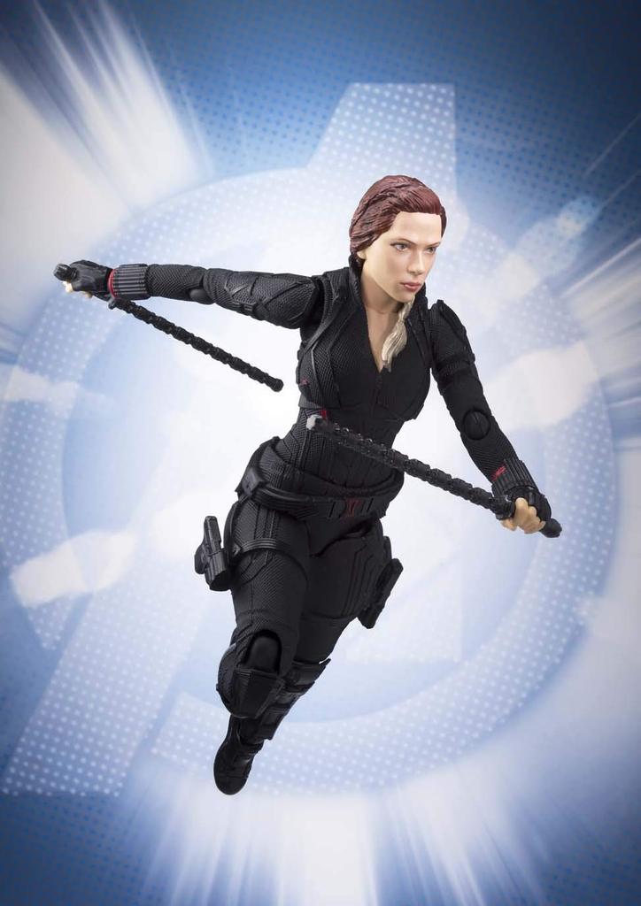 TAMASHII NATIONS Avengers Black Widow 150mm malovaná pohyblivá figurka SHFiguarts (Avengers/Konec hry) Cca. PVC a ABS