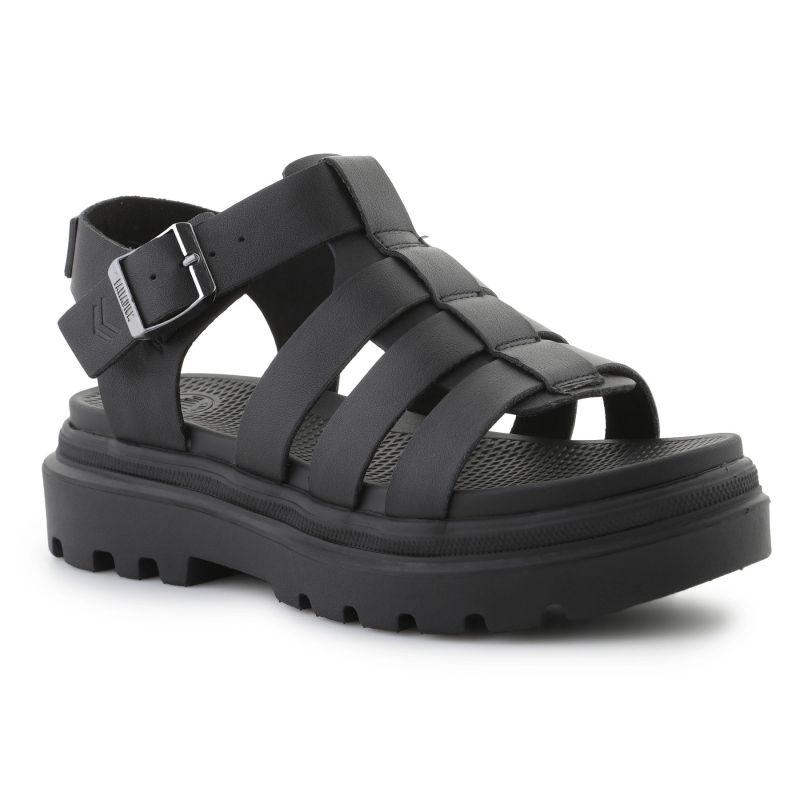 Palladium Pallacruise Fisherman sandals leather black