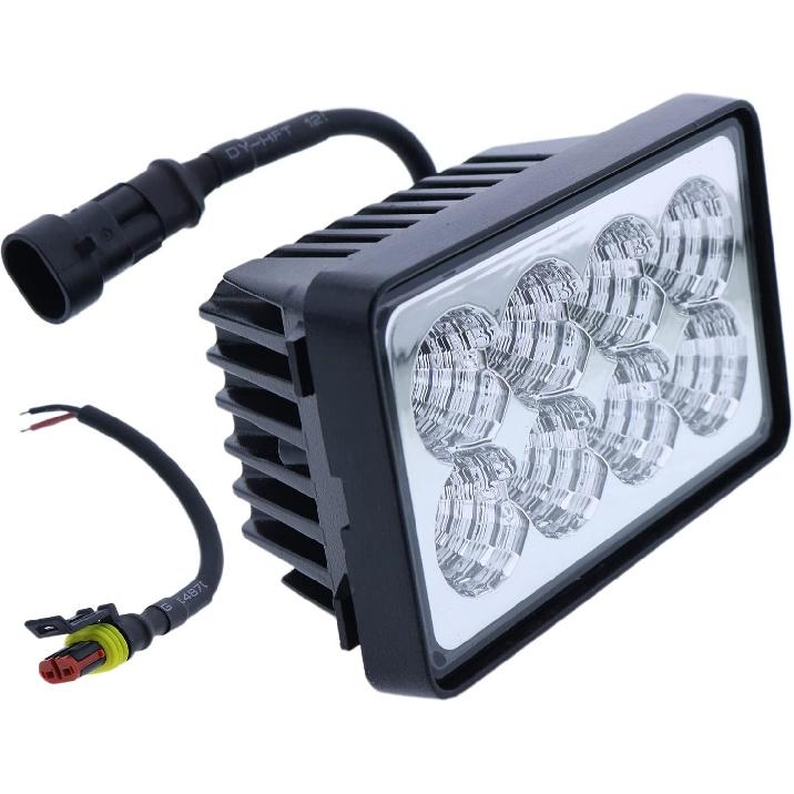 LED Headlight compatible with John Deere 240 250 260 270 313 315 317 320 325 328 Case 410 420 420CT 430 435 440 445 450 465 New.Holland C175 C185