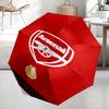 Arsenal Football Club Theme Automatic Umbrella, Lightweight & Portable, 8 Rib, Perfect for Outdoor Travel, Birthdays, Christmas, Gifts.