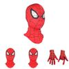 Levendig Kinderen Spiderman Masker Volledig Hoofd Cosplay Met Zachte Handschoenen Voor Halloween Plezier