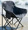 Portable Folding Lightweight Outdoor Chair with Side Pocket for Camping Hiking, Beach, Picnic, Patio, Backyard, Fishing, Travel