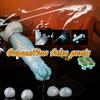 ELKKOST Blue Pneumatic Ovipositor with Silicone Balls Fantasy Hollow Dildo Anal Plug Adult Sex Toys for Women G Spot Stimulate