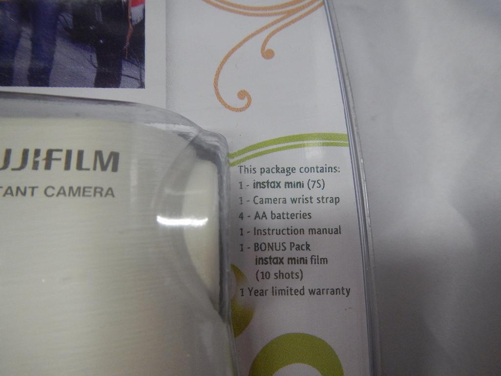 FUJIFILM Instax mini7S Cheki White INIS MINI 7S WT