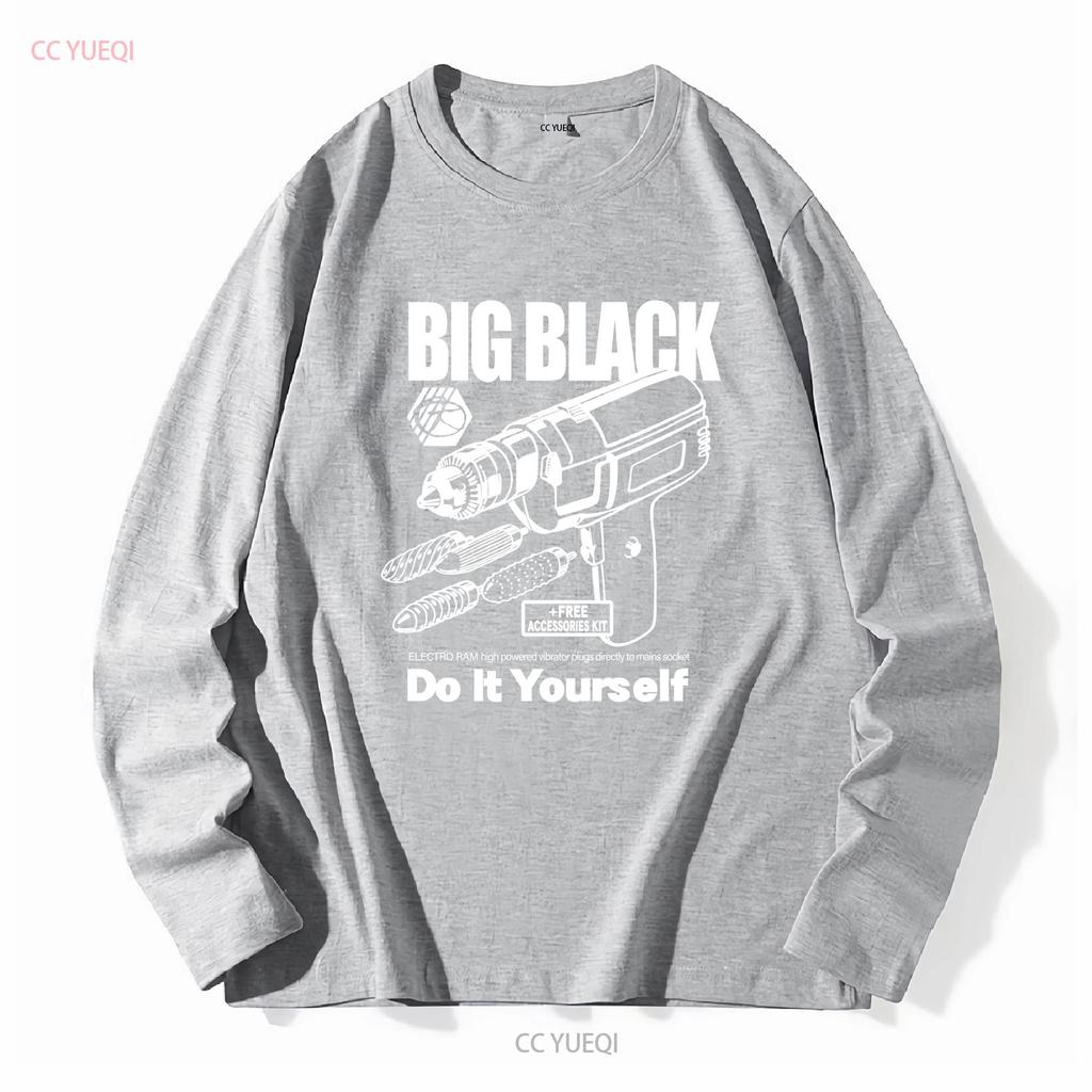 Big Black Do It Yourself Music T Shirt Rock Band Te4837 Long Or Short Sleeves Vintage Washed Designer Clothes Fashion Soft