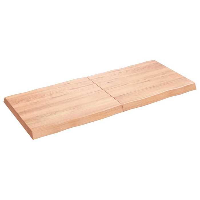 VidaXL Table Top Solid Oak Wood Treated Matching Edge 363967