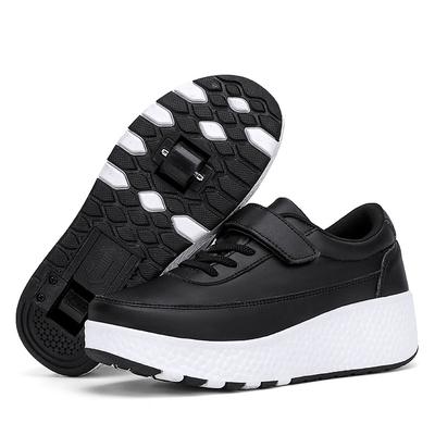 Doppelrad Rollschuhe für Kinder Studenten Rollschuhe Teenager Skates