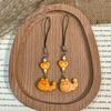Animal Bread Food Toy Keychain & Cute Pendant Lanyard - Girl's Phone Strap