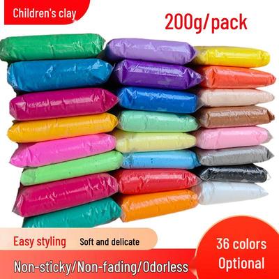 36 spalvų super lengvas modelinas 200g - edukacinis „pasidaryk pats“ kosminis molis vaikams