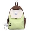 Schoolbag high value backpack Japanese splicing girl college style schoolbag boys and girls high school students junior high school students backpack