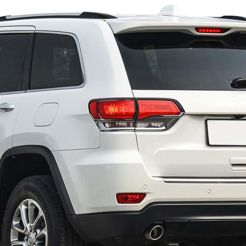Car Tail Light Cover Decorative Stickers For Jeep Grand Cherokee 2014-2020 Car Exterior Accessories, ABS Plastic