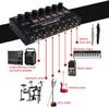 Mini 6-Channel Stereo Audio Mixer Musical Instrument Mixer Electric Wind/Electric Guitar/Electronic