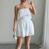 Elegante en Verfijnde Stijl Strapless Jumpsuit Dames Lente en Zomer