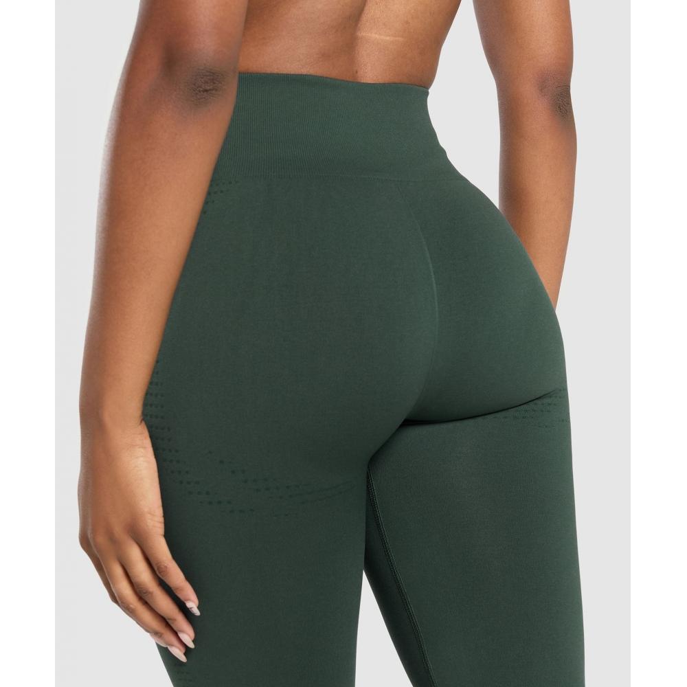 Gymshark Vital Seamless Leggings Waldgrün meliert B9a9i Ebtf
