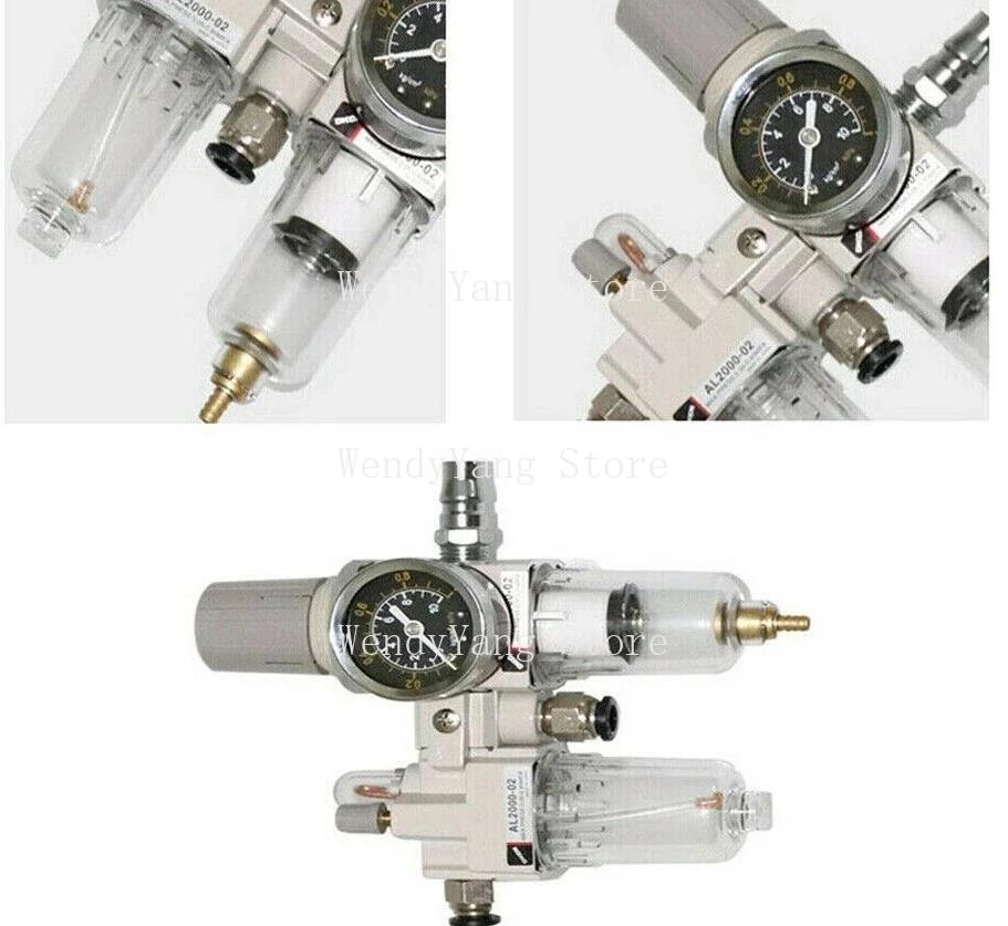 1PC Piese de mașină pentru schimbătorul de anvelope Presor de aer Separator de ulei de apă Regulator de reducere a presiunii Supapă de reducere a presiunii Filtru capcană