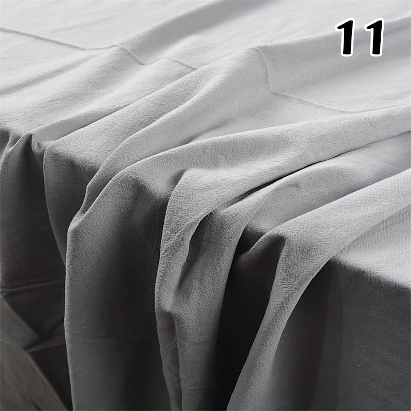 100x138cm Summer Thin Sand Washing Imitation Linen Fabric Washed Cotton Fabric DIY Sewing Hanfu Dress Shirts Background Cloth