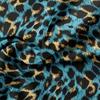 3pcs Blue Leopard Print Duvet Cover Set Friendly Breathable Bedding, Four Seasons Home Dormitory High-Definition Print,