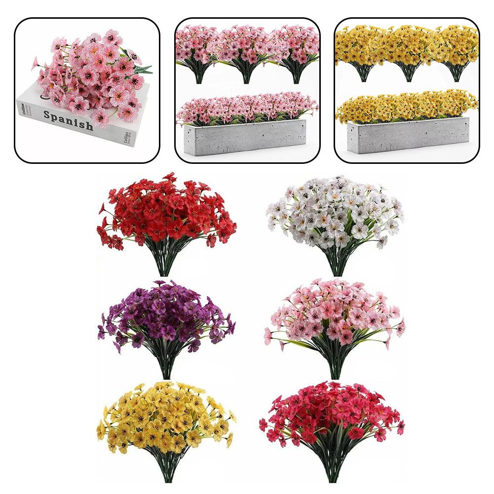 Bukiet Dekoracja domu Dekoracja zewnętrzna Sztuczne fioletowe kwiaty