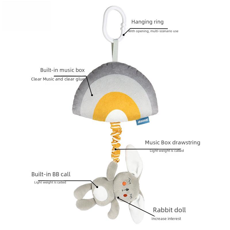 Cartoon Animal Door Knob Pendant Baby Music Box