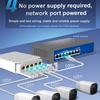 100/1000Mbps POE Extender 5 Ports  Repeater Outdoor Waterproof Network Switch IP55 VLAN 44-57V for POE Camera Wierless AP
