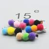 New Autumn and Winter Korean Version of Children's Hairpin Hairpin 2 Yuan Store Wholesale Popular Hairball Fabric Hair Accessories