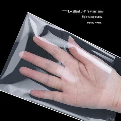 In Stock Double-Sided Transparent OPP Self-Sealing Bag for Clothing and Jewelry Packaging