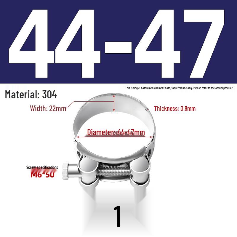 304 Stainless Steel Heavy Duty European Band Clamp for Water Pipe Fixation