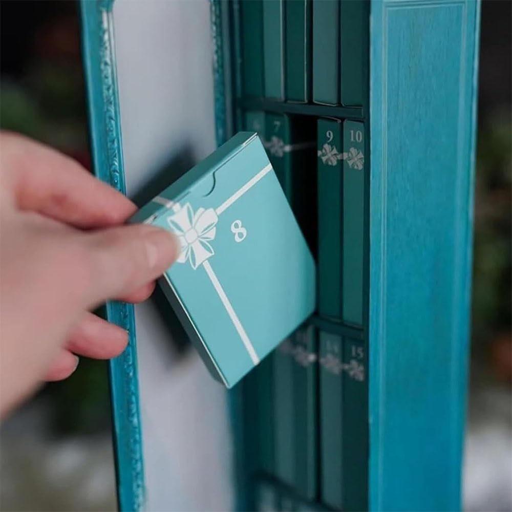 New Mini Book Ornament Advent Calendar 2025, Advent Calendar with 24 Books Gift for Christmas Halloween Holiday Decoration