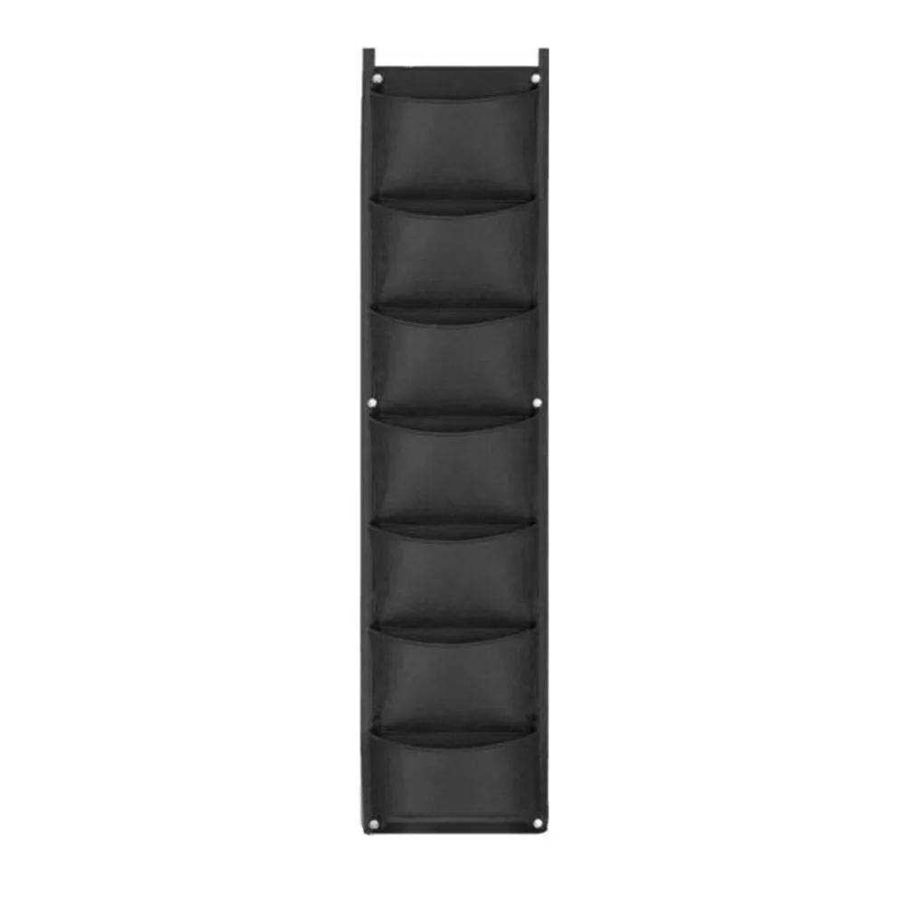 Efficient and Stylish Plant Growth with Premium Vertical Garden Pouch 7 Pocket Wall Hanging Planting Bag for Small Gardens