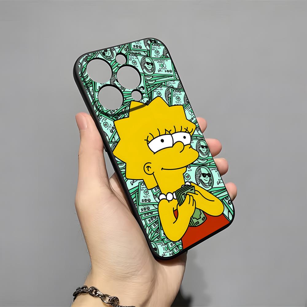 

Чехол для телефона The Simpsons для 16 Pro Max iPhone 15 14 Pro Max 13pro 11 X Xs Xr 8 7Plus Силиконовый чехол iPhone 16