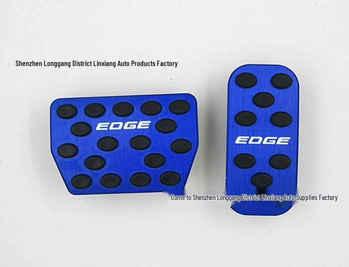 Ford Edge Aluminum Alloy Anti-Slip Accelerator and Brake Pedal