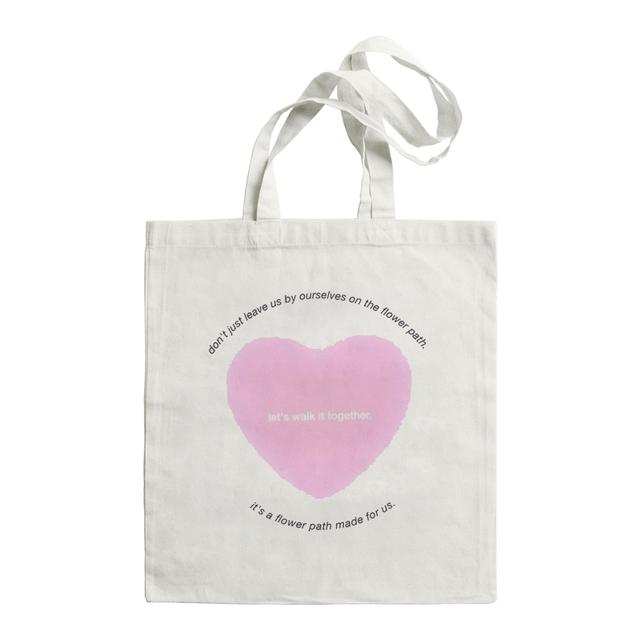 Damaxelväska Söt Ins Hjärta Korea Ulzzang Harajuku Shopping Flickor Handväska Canvasväska Stor Kapacitet Casual Shopperväska