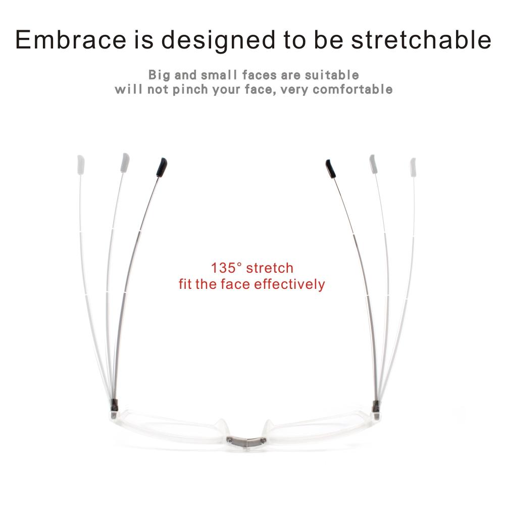 Foldable Anti Blue Light Reading Glasses With Case Portable Computer Glasses For Men Husband Gift