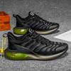 2025 men's running shoes soft-soled shock-absorbing real popcorn casual shoes autumn breathable ice silk mesh sneakers