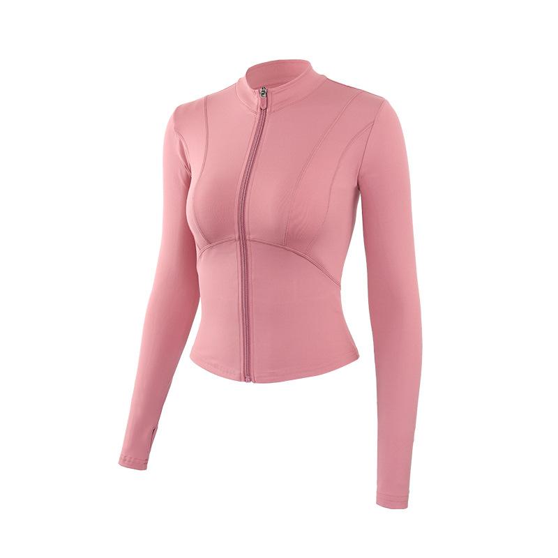 New Autumn And Winter Yoga Clothes For Women, Slim Fit And Slimming, Running Sports Jacket, Long Sleeved Fitness Top