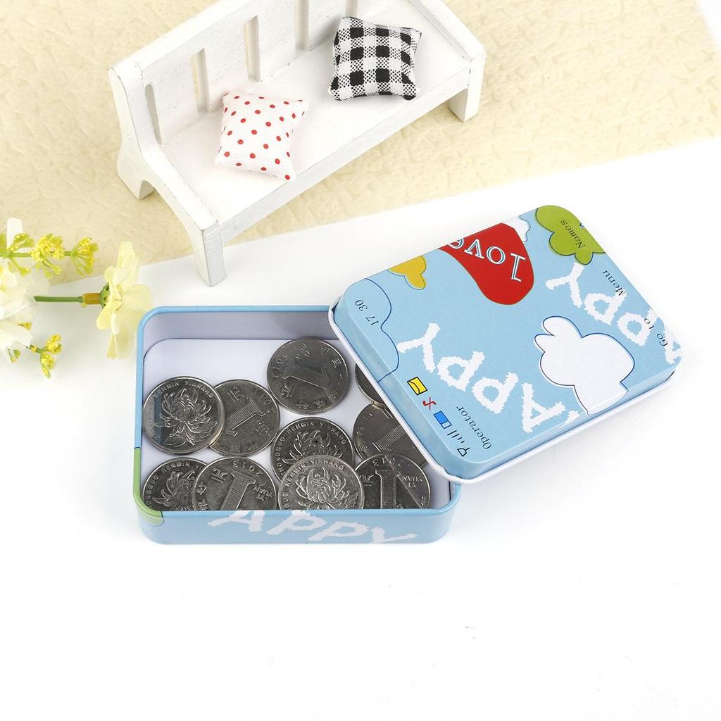 Small Storage Boxes Mini Cute Kawaii Cartoon Tin Metal Box Case Home Storage Organizer For Jewelry Kids Toy Gift Home Supplies
