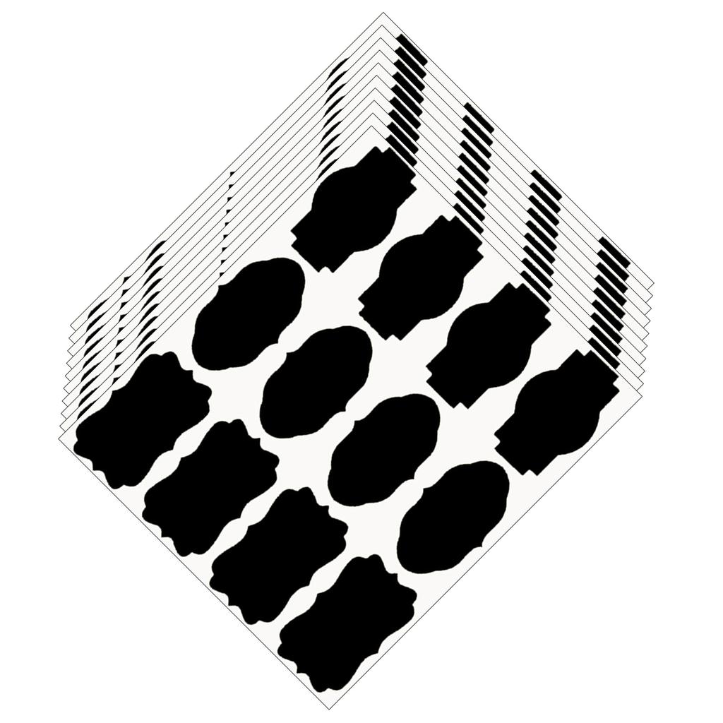 Fancy Shape Kraft Bottle Labels 120PCS Essential Bottle Labels for Canning Storage Box and Christmas Gift Wrapping