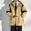 Spring and Autumn New Trend Handsome Casual Versatile Hooded Jacket Autumn and Winter Loose