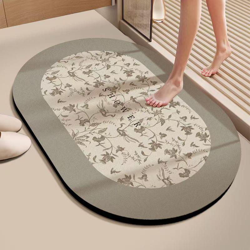 

Quick-Dry Diatomaceous Earth Anti-Slip Bath Mat for Bathroom & Washroom 40x60 cm - 3mm Thick - Economy