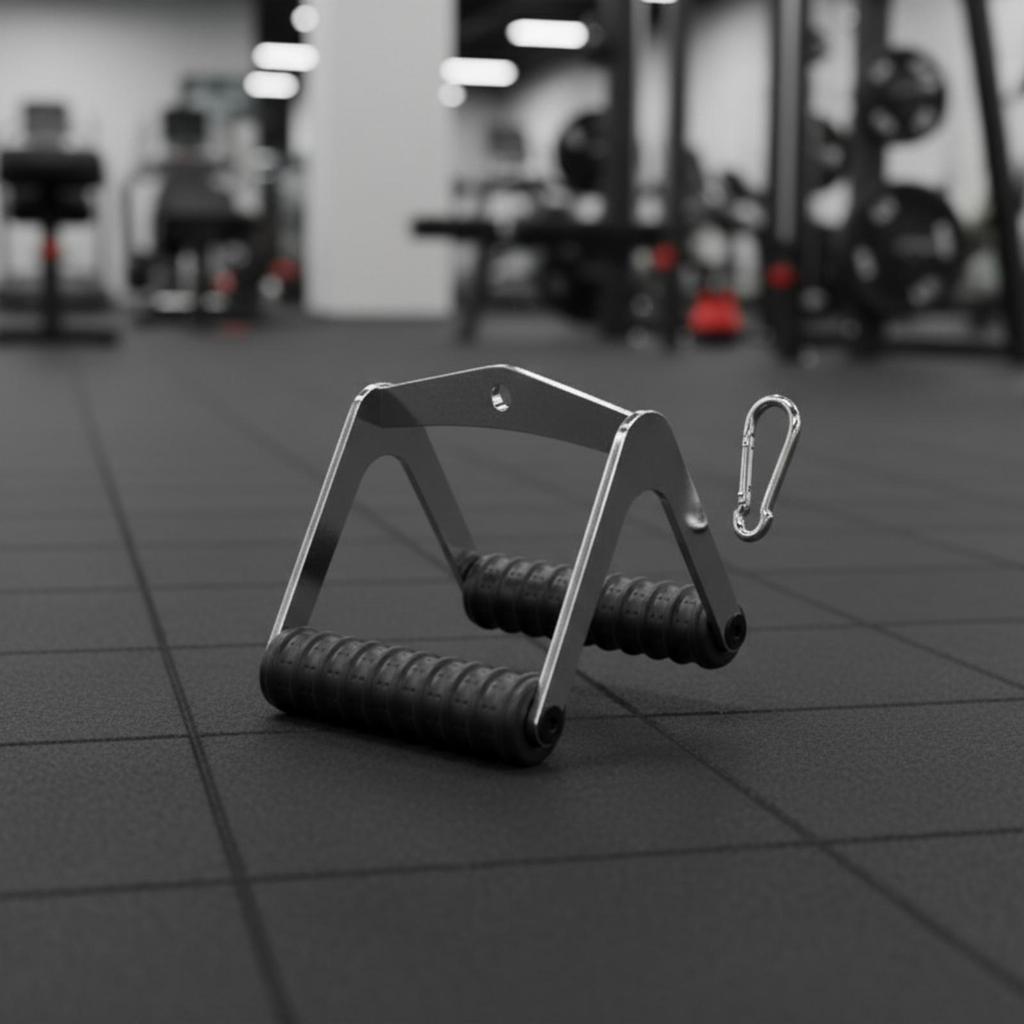 Rowing Handle Textured Gym Accessories Ergonomic Exercise Equipment for Strength