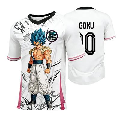 Summer 2026 Dragon Ball Goku Zai Zai Ji Yi Gong Colorful Ink Wash Style 3D Printed Breathable T-shirt for Adults and Children
