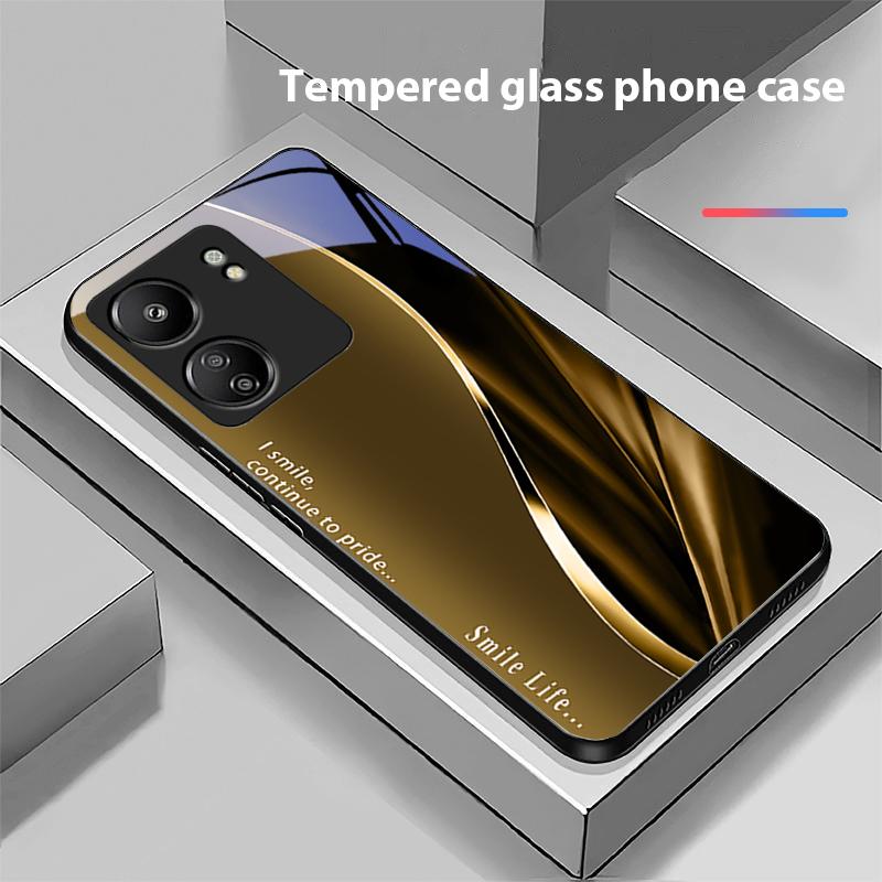 

Новый Мягкий Коричнево-Красный Для Xiaomi Redmi 13C Note13 12 Pro Plus 5G Note 9 13T Pro POCO X6 F5 F6 Черный Закаленное Стекло Чехол для Телефона Redmi NOTE 7