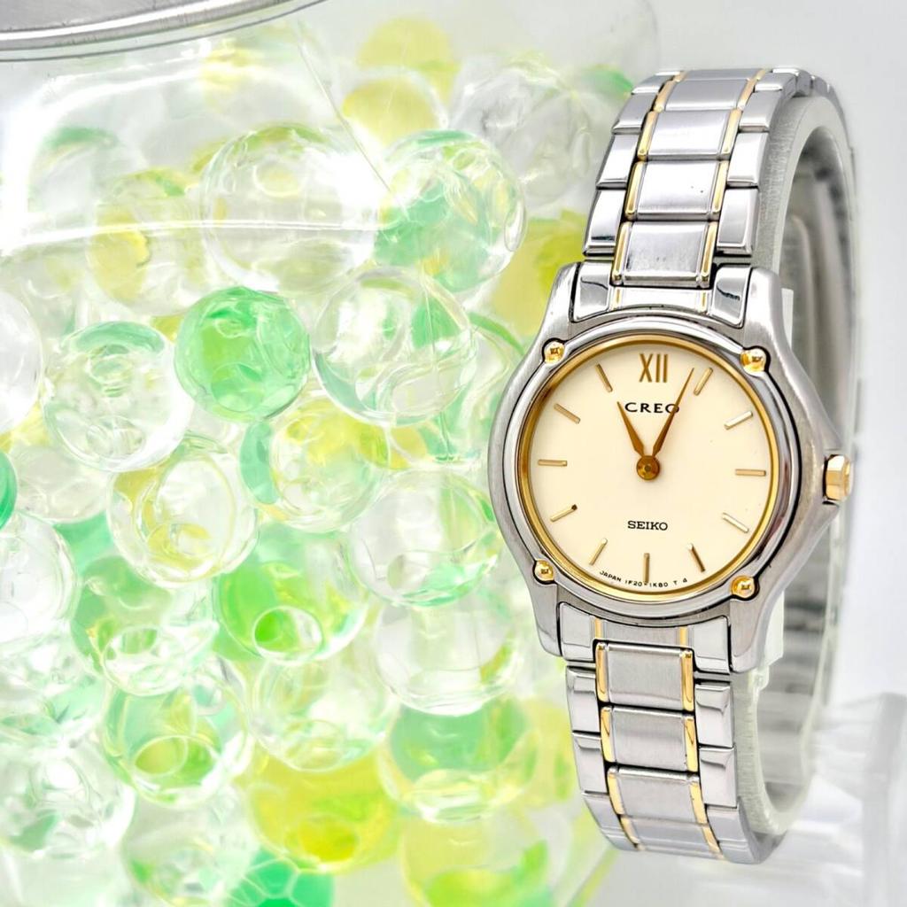 SEIKO Creo Watch 0N1084 New Battery Women's 1F20-0G50