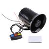 3 Tones Police Fire Alarm Horn Warning Loud Sound Siren Speaker Amplifier Hooter