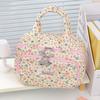 Women's Floral Makeup Bag New Arrival Travel Toiletry Cosmetic Pouch Large Capacity Portable Hand Carry Organizer Case