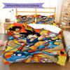 Biancheria da letto con motivo DRAGON BALL, Set piumone Copripiumone Federa Regalo di Compleanno per la Casa (1 * copripiumino + 2 * federa, senza nucleo)