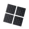 Tokyo Bouon Audio Insulator ISHIGAKIMAT Extra Thick 50mm X 50mm X 17mm Thickness 4 Pieces Soundproofing Vibration Damping Rubber Hanenite Rubber